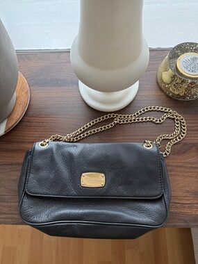 Michael Kors Pebble-leather convertible chain bag